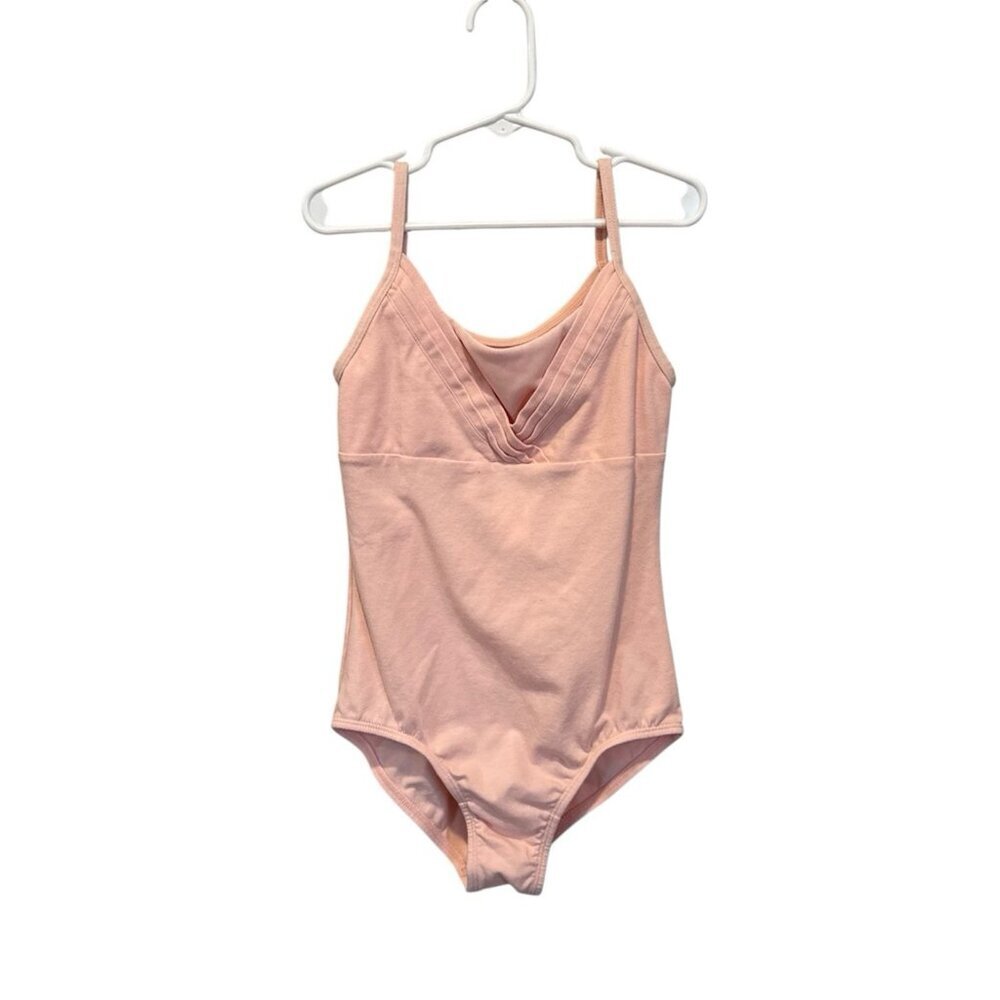 Cat & Jack Pink Girls' Cami Dance Leotard Large 10/12 Sleeveless One Piece